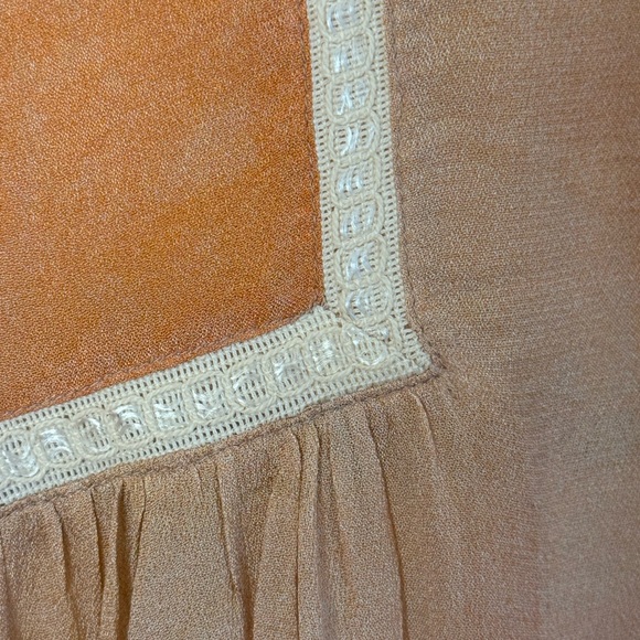 Bl-nk London for Anthropologie Abstract Print Peasant Style Blouse - Picture 6 of 6